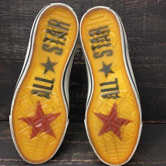 John Varvatos X Converse Green High-Tops Size 9.5 - Picture 6 of 10